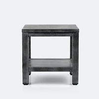 Belvedere End Table - Brushed Grey