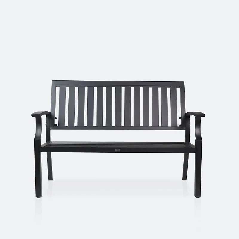 Belvedere Loveseat Bench - Black