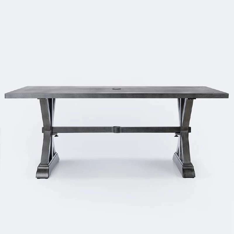 Belvedere 36”x71” Dining Table – Brushed Grey