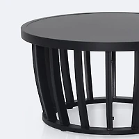 Capri Coffee Table – Black Frame