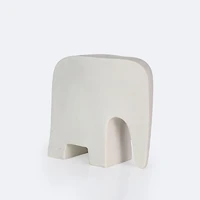 Terrazzo Elephant - White