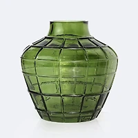 Glass Vase - Green