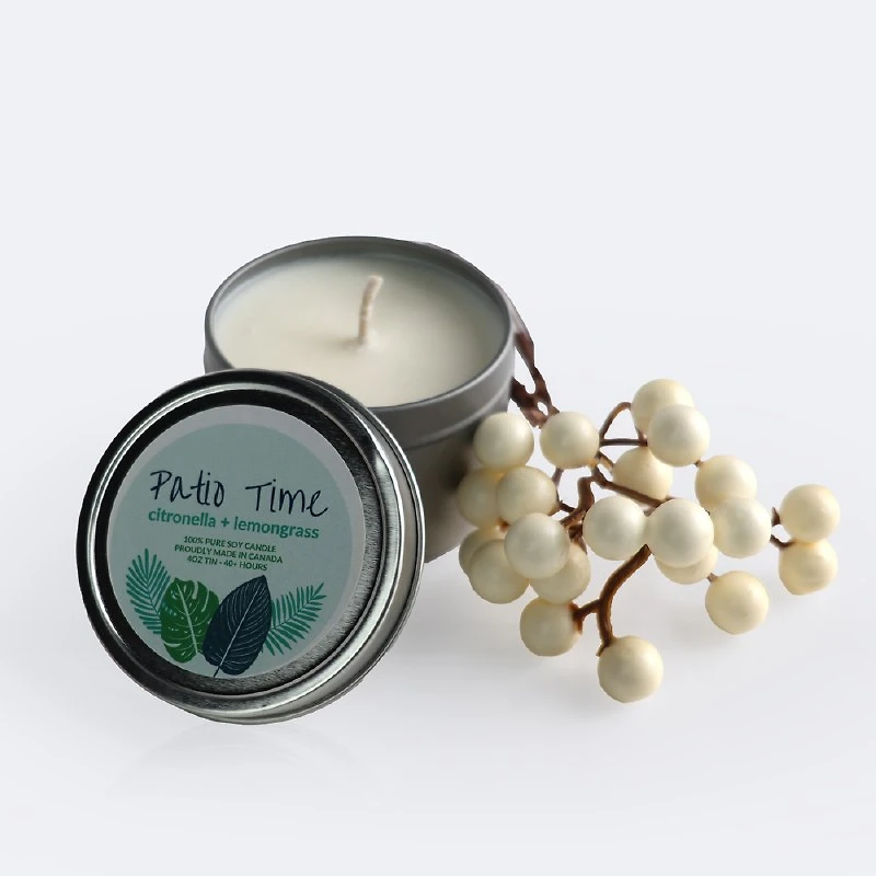 Citronella Soy Candle-4oz Tin