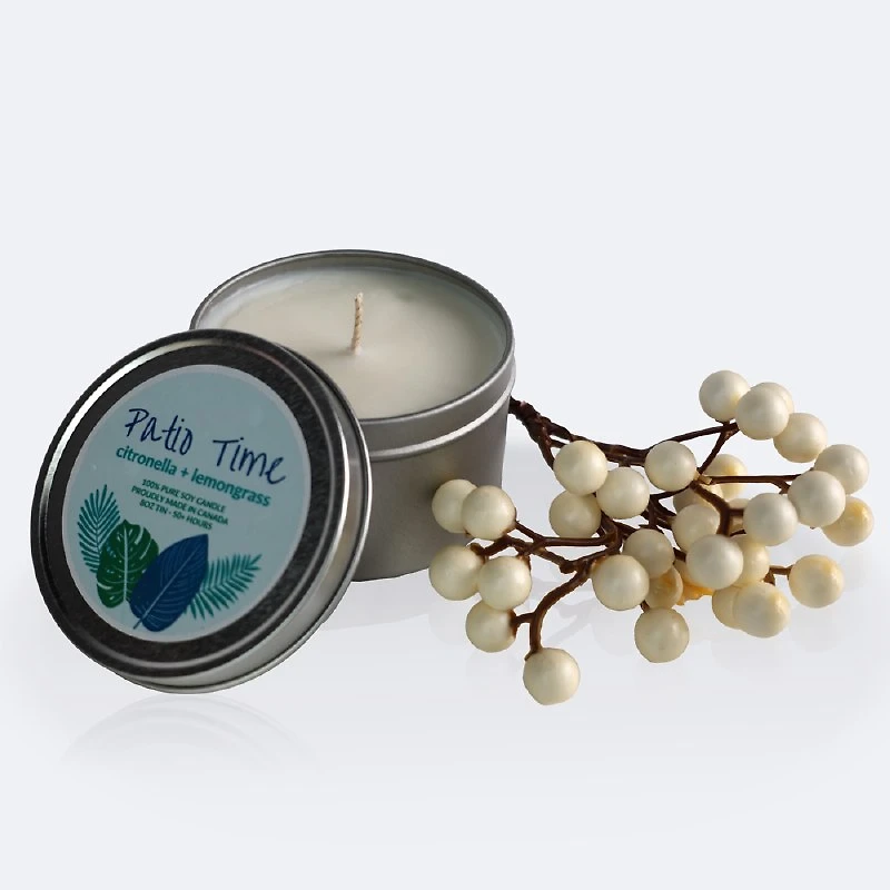 Citronella Soy Candle-8oz Tin