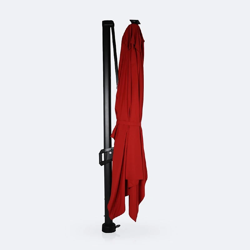 Cosmic 10'x13" Rectangular Tilt Top Parasol - Classic Red