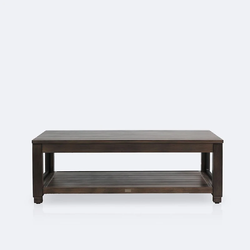 Denver Coffee Table – Brushed Chocolate Frame