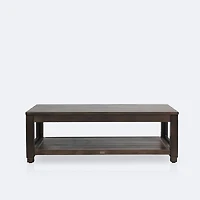 Denver Coffee Table – Brushed Chocolate Frame