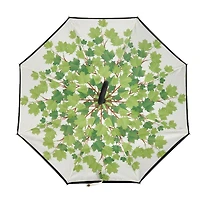 DOT Spring Leaves Inverted Umbrella