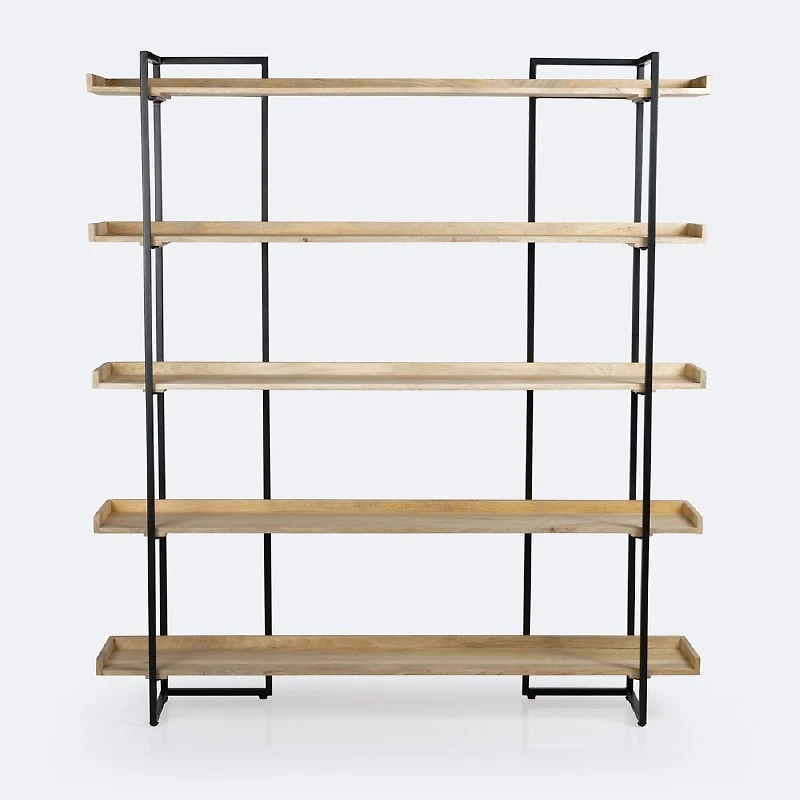 Emmet Bookshelf - Natural Acacia