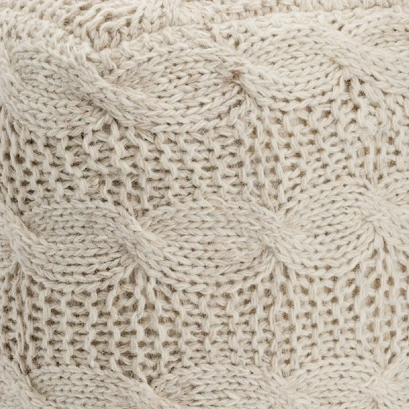Everett Pouf - Ivory