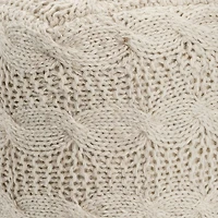 Everett Pouf - Ivory