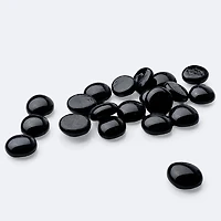 Firepit Glass Beads - Black