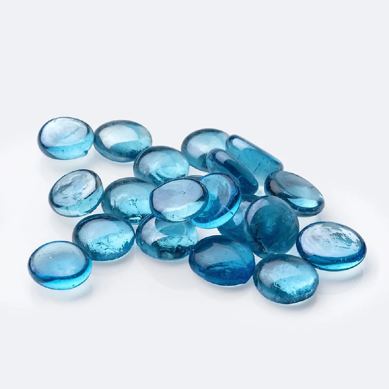 Firepit Glass Beads-Ocean Blue