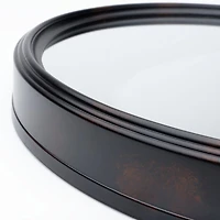 Gwendoline Wall Mirror- Round Black