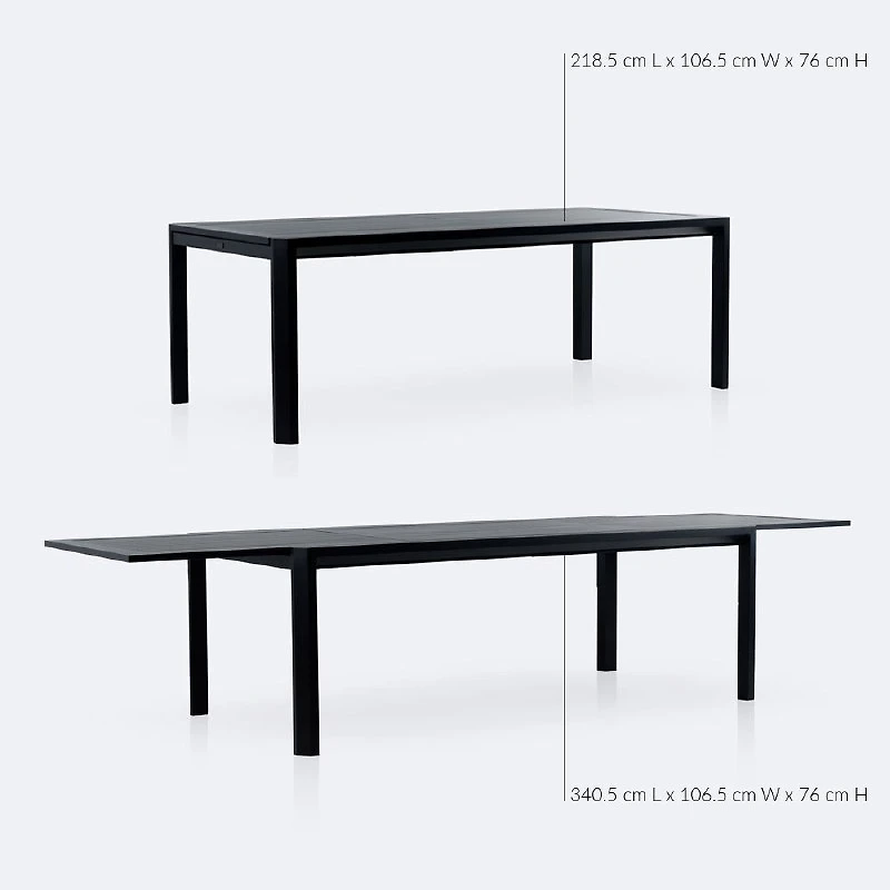 Holiday Extendable Table - Black