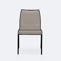 Holiday Sling Sidechair- Black Frame / Oatmeal Sling