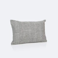 12"x18" Throw Pillow - Grey Jacquard