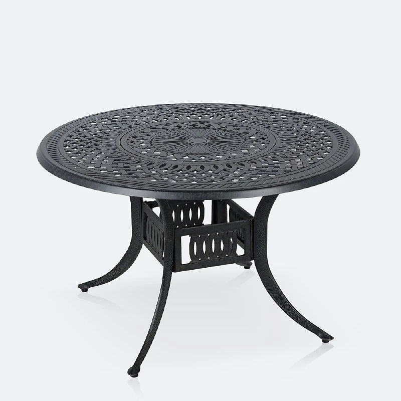 Ivy 48" Round Dining Table – Brown Tippet