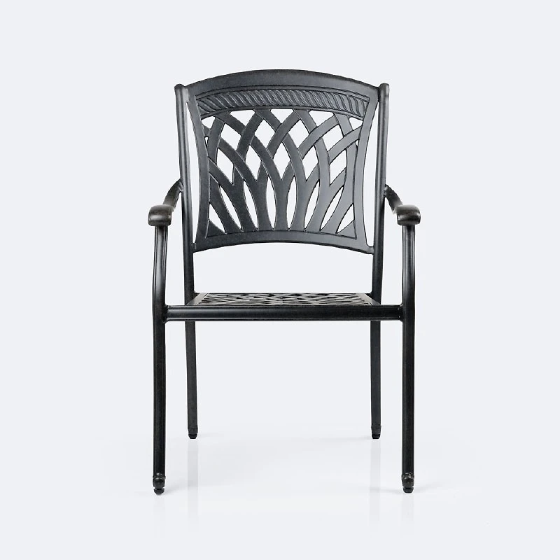 Ivy Dining Armchair - Black Tippet