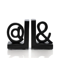 Ceramic Ampersand  Bookend