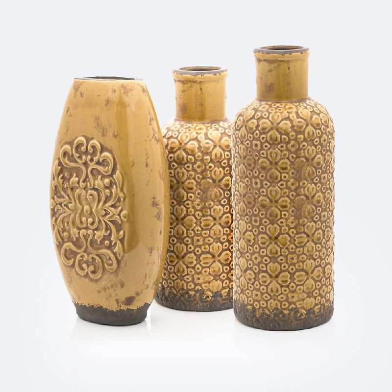 Ceramic Mustard Vase