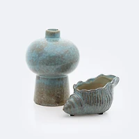 Ceramic Speckled Vase