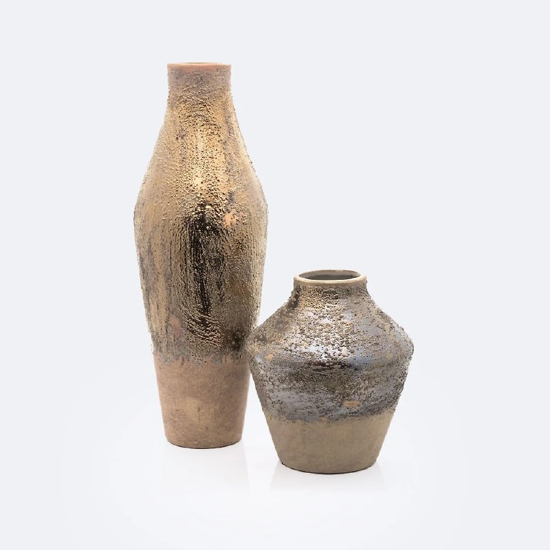 Ceramic Rustic Pink Vase