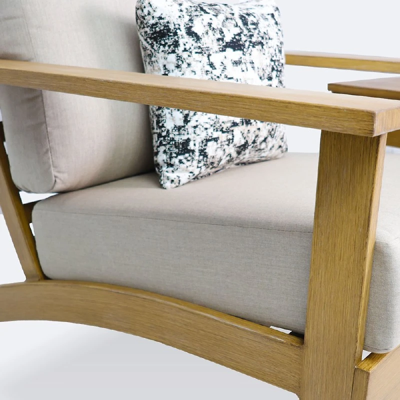 Lakeside Adirondack Chair Set - Sunbrella Sand