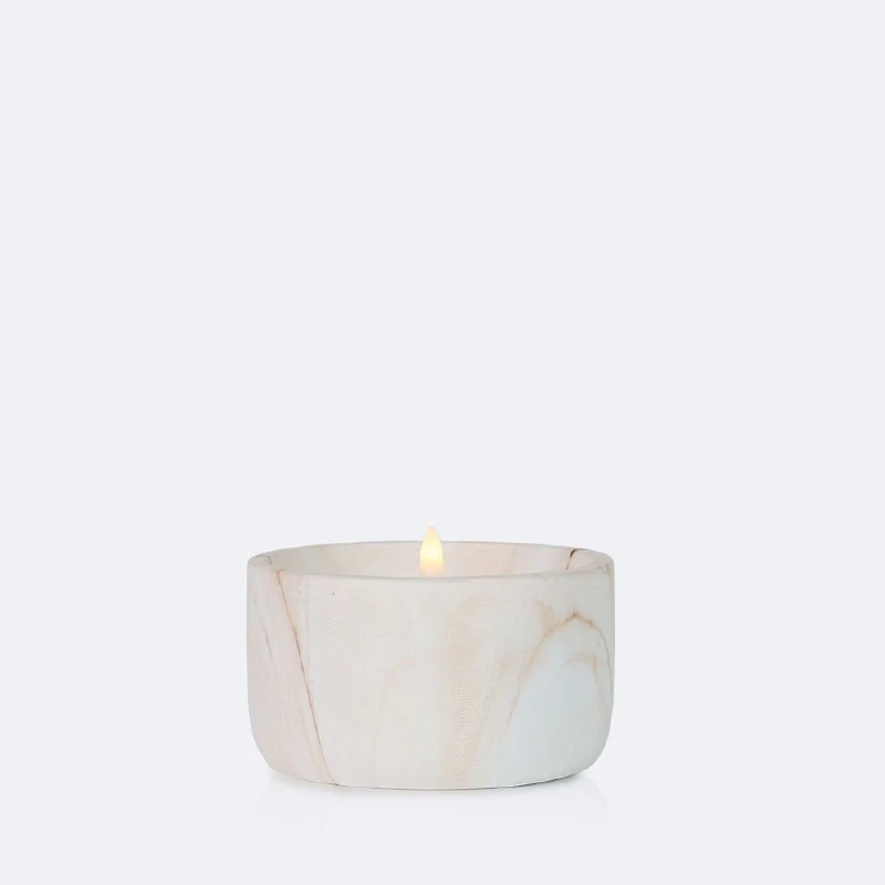 LED Candle - Marble