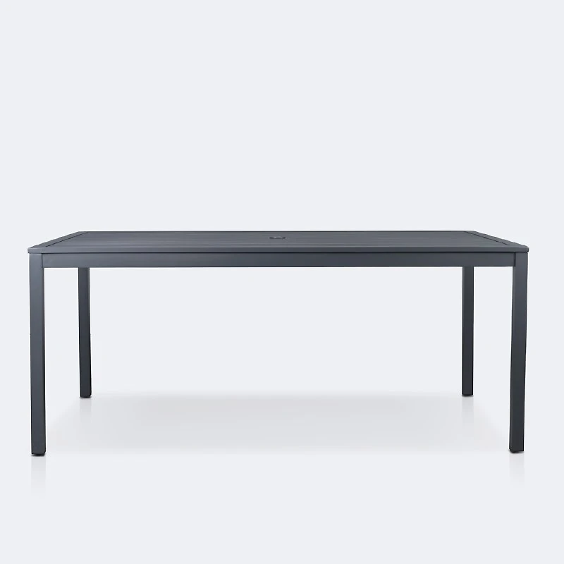 Lexi 40"x70" Rectangle Table - Dark Grey