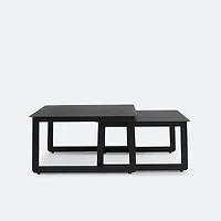 Link Nesting Coffee Table Set - Black