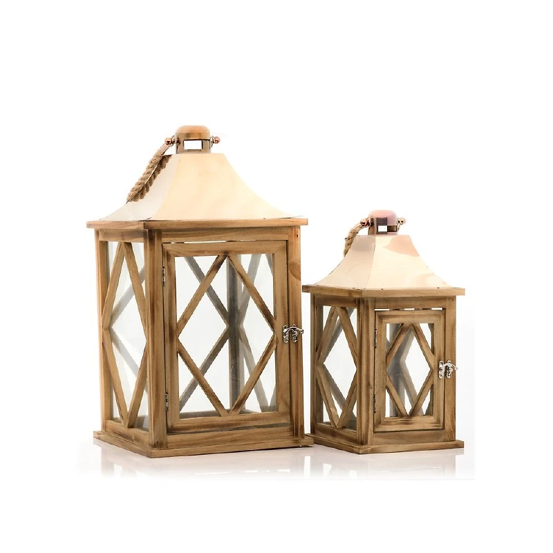 Large Wooden Lantern