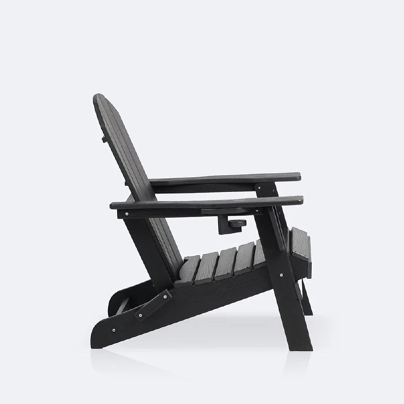 Lodge Adirondack Chair - Black