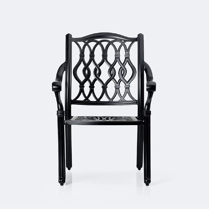 Meghan Armchair - Black Tippet