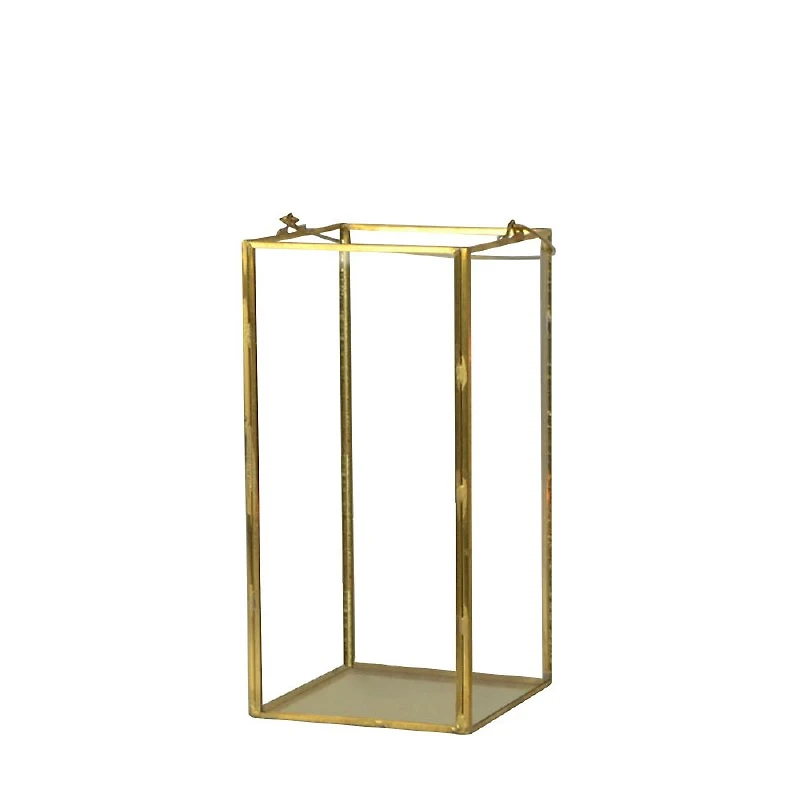 Small Metal and Glass Lantern