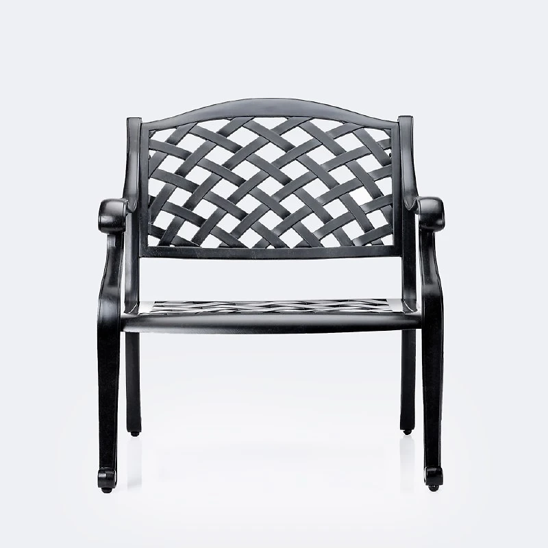Reel Weave Club Chair - Black Tippet