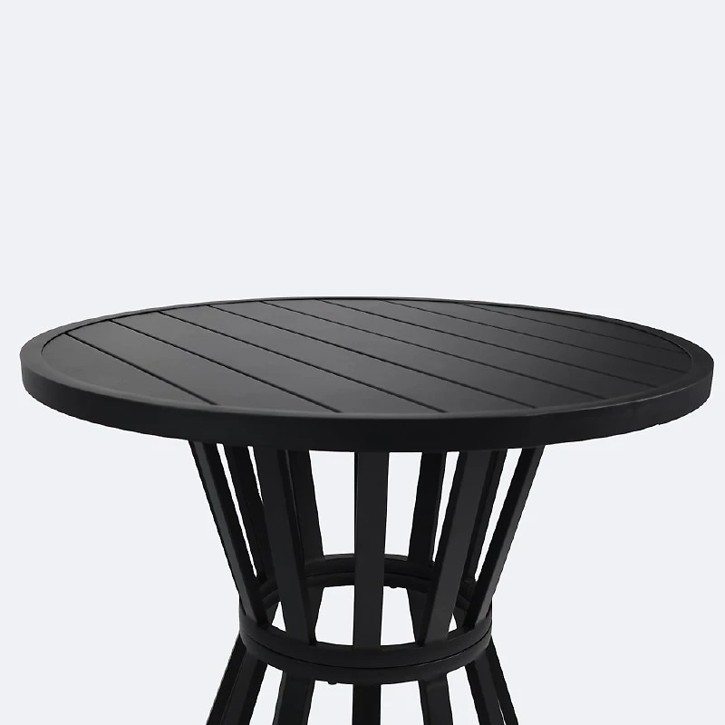 Resort Round Bar Table - Black