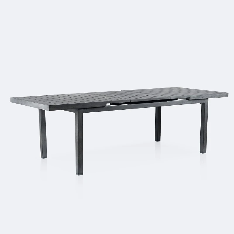 Resort Extendable Table - Brushed Grey