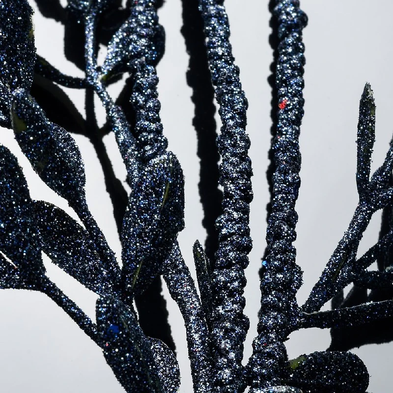 29" glitter boxwood/berry spr