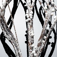 32" frosted curly twig