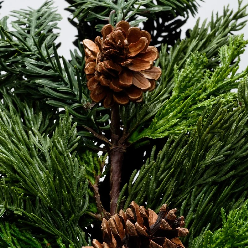 24" real touch cedar/spruce/co