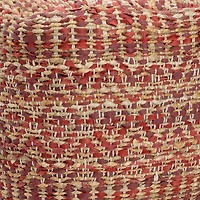 Ruby Pouf