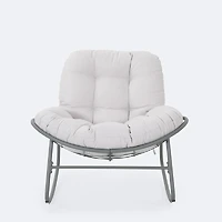 Simmons Rocking Chair - Sage Green Frame - Beige Cushion