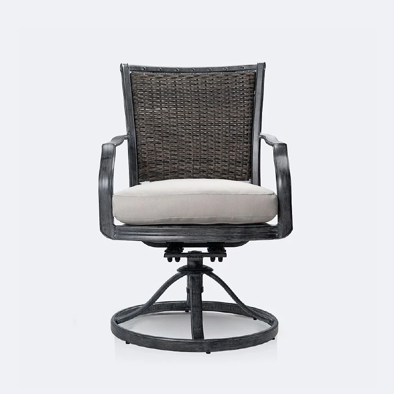 Sunnyvale Swivel Rocker - Brushed Grey/Grey