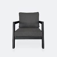 Switch Club Chair - Black Frame / Dotbella Thunder Grey Cushion