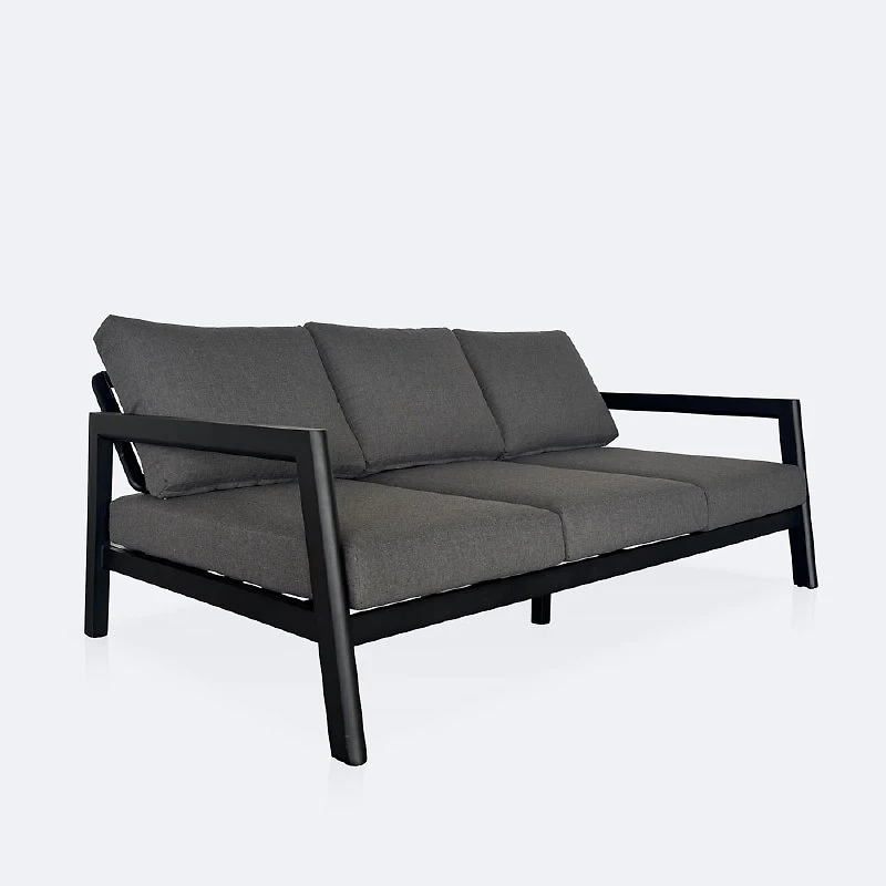 Switch Sofa - Black Frame / Dotbella Thunder Grey Cushion