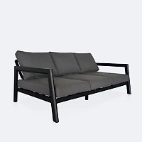Switch Sofa - Black Frame / Dotbella Thunder Grey Cushion