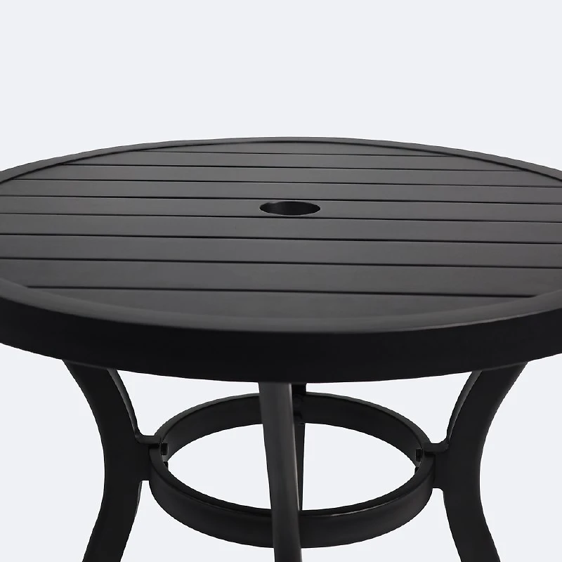 Tito Round Bistro Table - Black