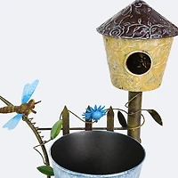 Decorative Birdhouse Planter