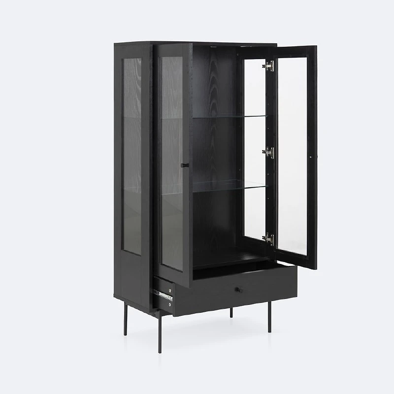 Angus Display Cabinet - Black